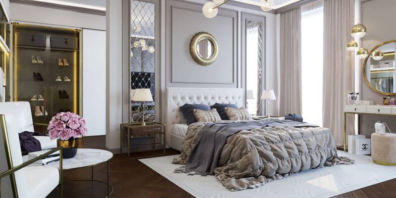 10 Mẫu phòng ngủ đẹp dành riêng cho biệt thự tân cổ điển ai nhìn cũng mê