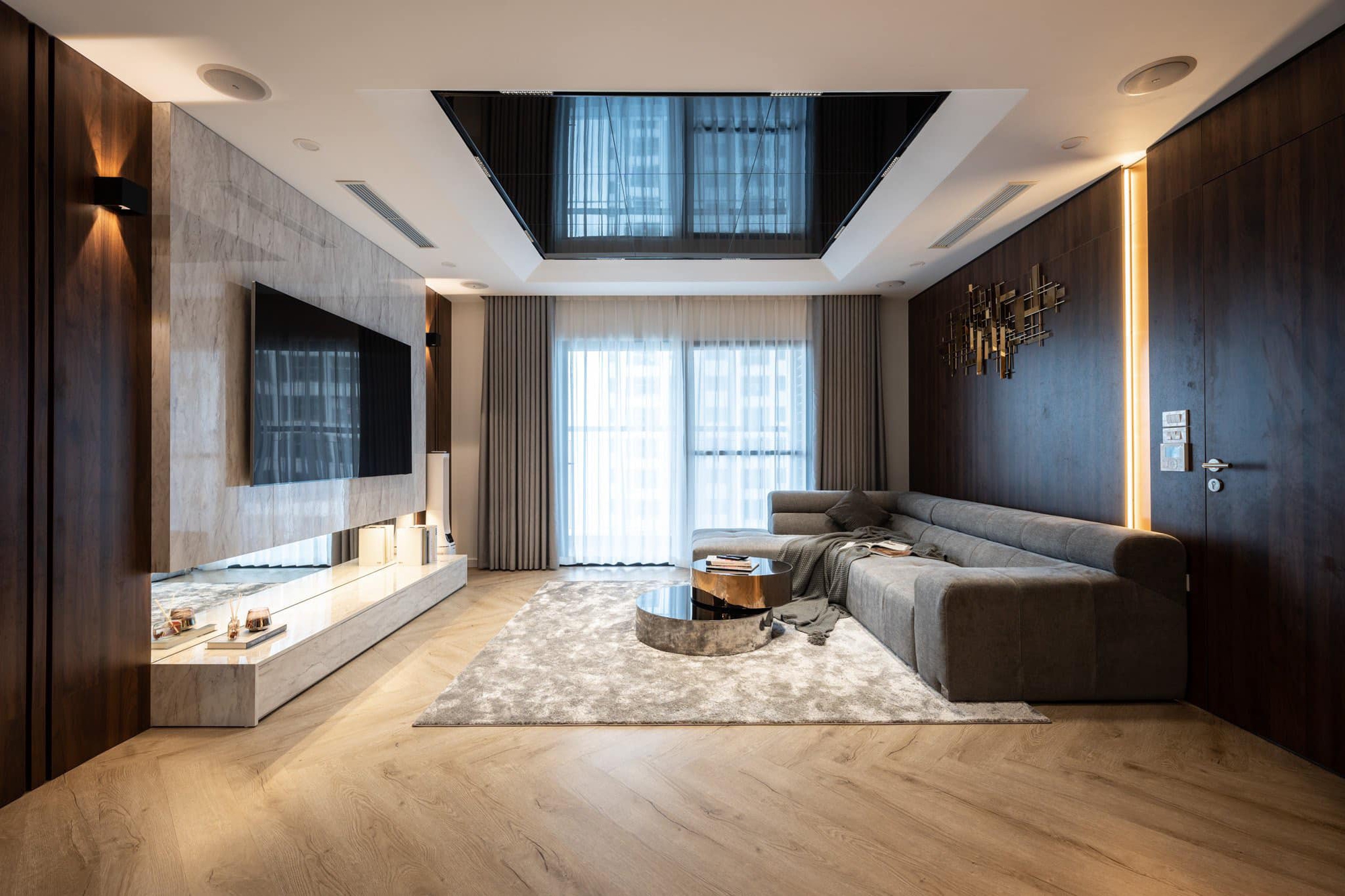 Căn hộ 160m² với 3 phòng ngủ theo phong cách sang trọng, lộng lẫy với chi phí hết 3 tỷ của cặp vợ chồng ở Hà Nội