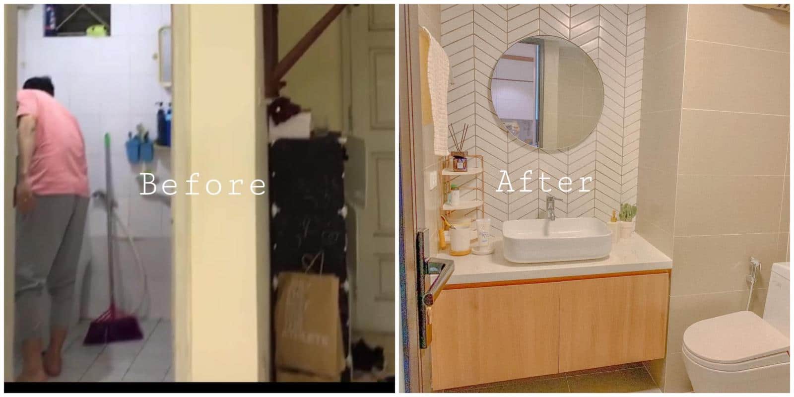 Chán cảnh rửa rau vo gạo trong nhà tắm, đôi vợ chồng 9x mạnh tay chi 350 triệu "lột xác" chung cư cũ theo phong cách Hàn Quốc