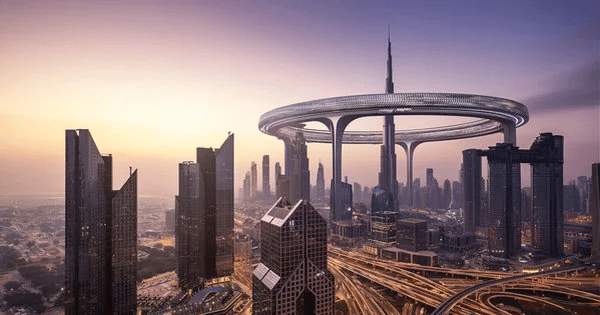 Tham vọng của các kiến trúc sư Dubai: Xây vòng tròn "Khổng lồ" bao quanh tòa nhà cao nhất hành tinh